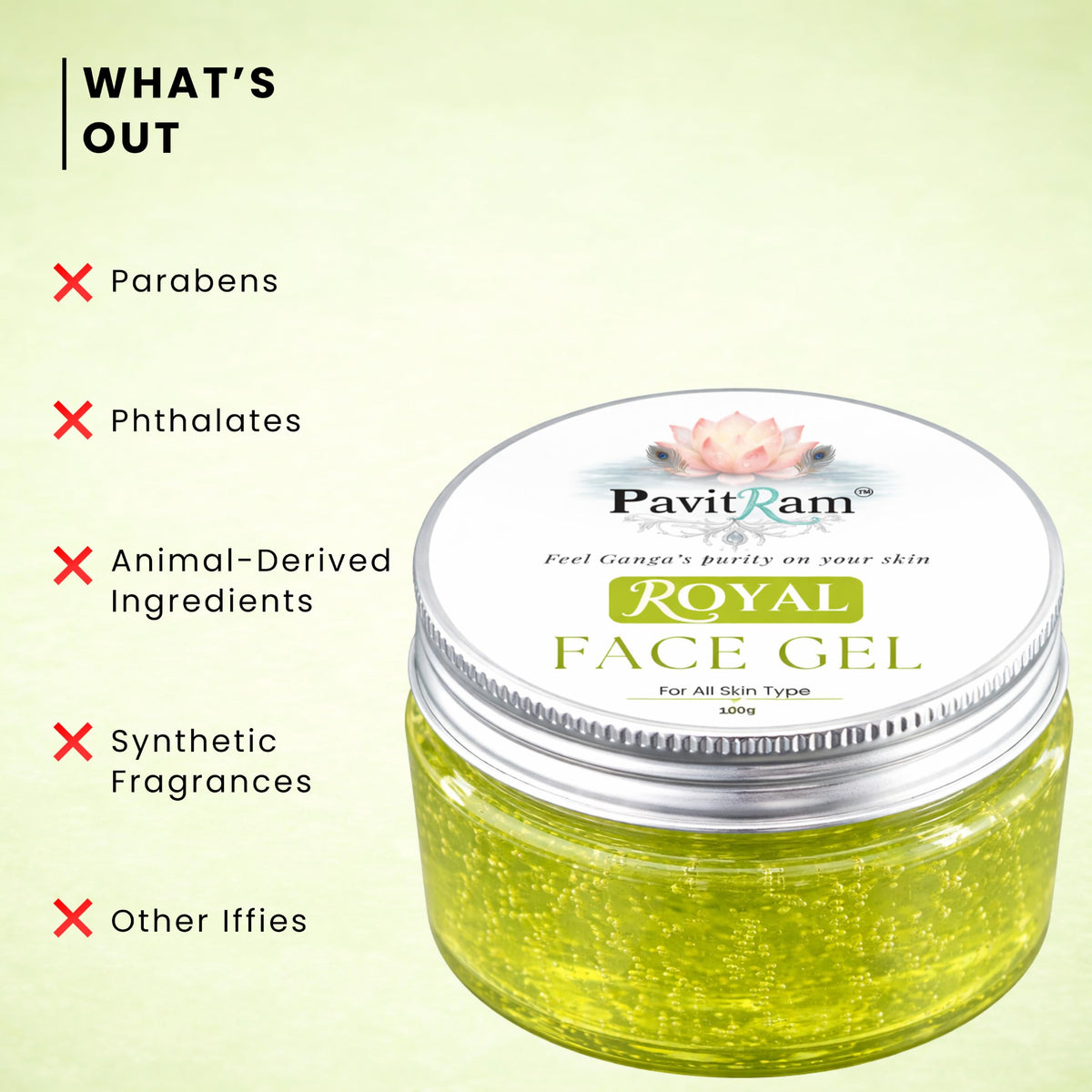 Face Gel for All Skin Types | Refreshing Hydration & Glow Care Face Gel - 100gm