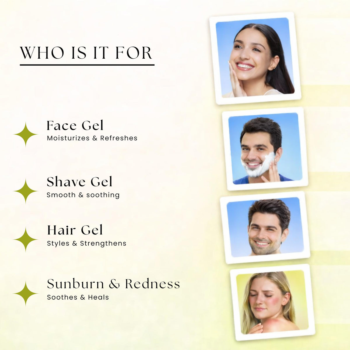 Face Gel for All Skin Types | Refreshing Hydration & Glow Care Face Gel - 100gm