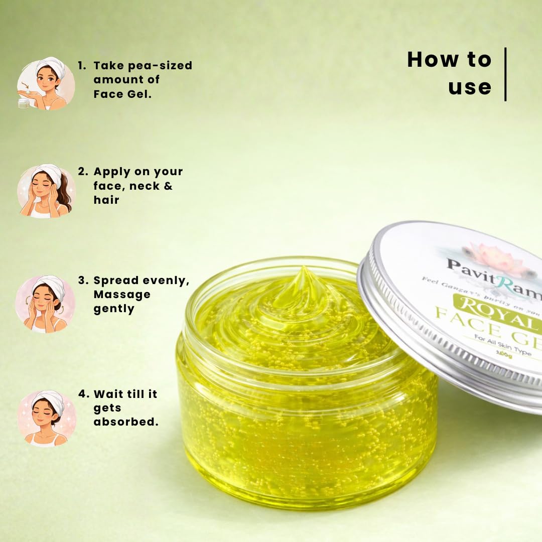 Face Gel for All Skin Types | Refreshing Hydration & Glow Care