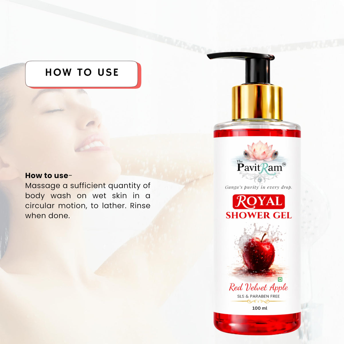THE PAVITRAM Body Wash |Shower Gel for Men & Women |Long-Lasting Freshness Body Wash