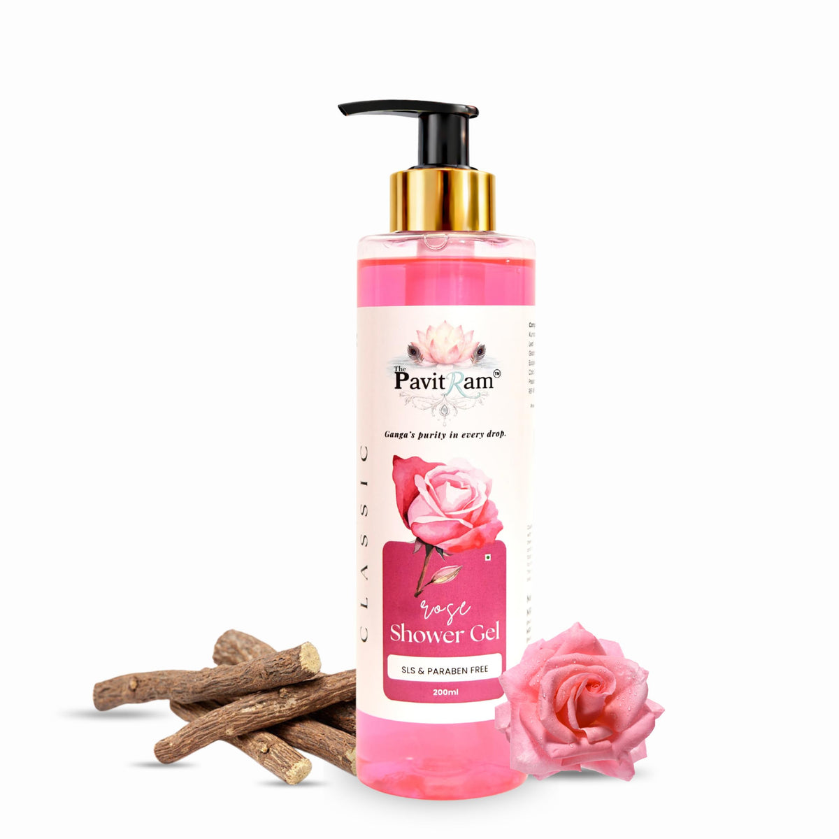 THE PAVITRAM Body Shower Gel | Refreshing Daily Body Cleanser for Men & Women | Bath Gel