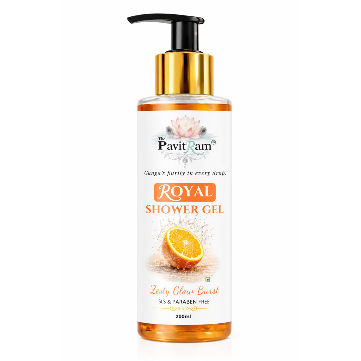 THE PAVITRAM Body Wash | Refreshing Shower Gel for Men & Women | SLS & Paraben Free | Long-Lasting Freshness