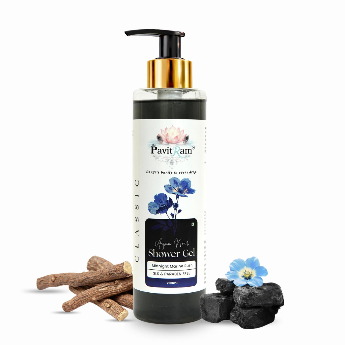 THE PAVITRAM Body Shower Gel | Refreshing Daily Body Cleanser for Men & Women | Bath Gel