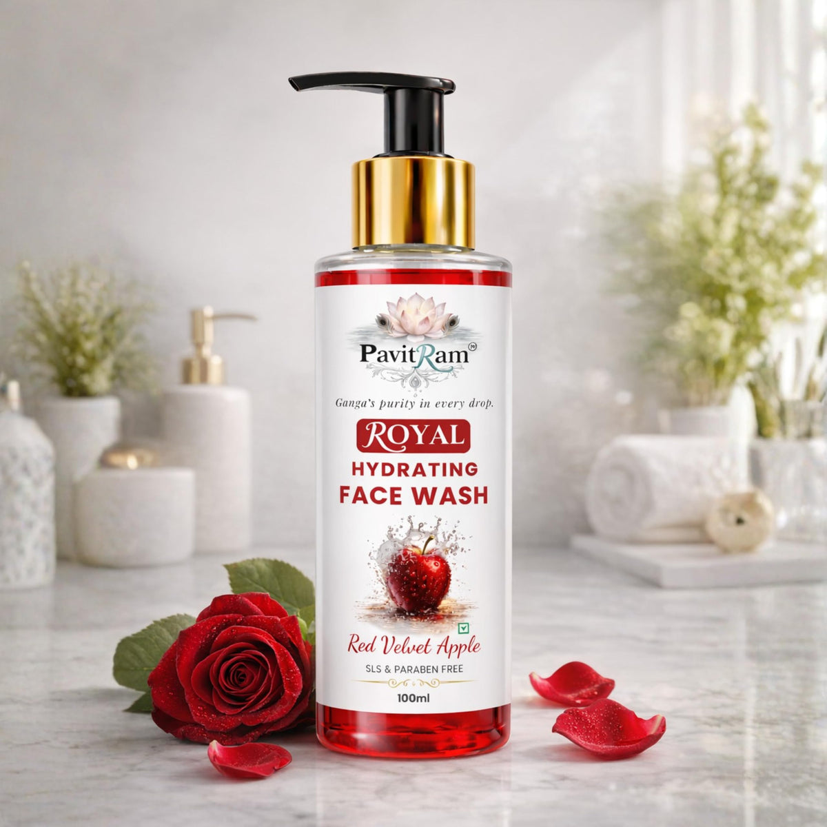 THE PAVITRAM Face Wash |Daily Cleanser for Men & Women | Deep Cleansing & Oil Control | Fresh Formula for Skin