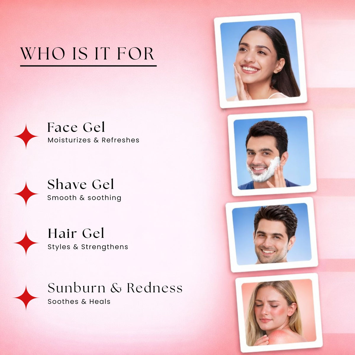 THE PAVITRAM Face Gel for All Skin Types | Hydrating Face Gel for Soft, Fresh & Glowing Skin | Lightweight Non-Greasy Moisturizer | Daily Skin Care Gel | 100g