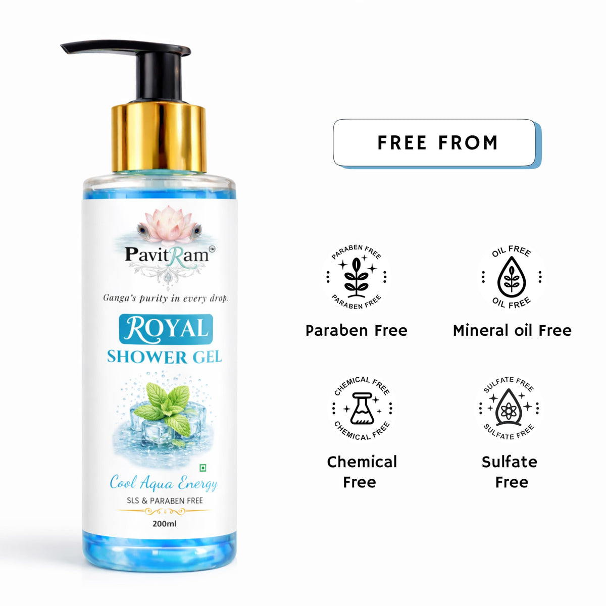 THE PAVITRAM Body Wash | Refreshing Shower Gel for Men & Women |Long-Lasting Freshness Body Wash