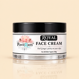 THE PAVITRAM Face Cream for All Skin Types | Daily Moisturizing & Nourishing Face Cream | Soft, Smooth & Healthy-Looking Skin | 50g