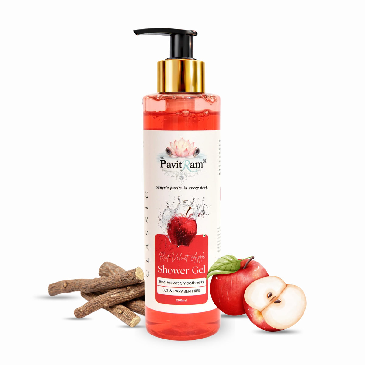 THE PAVITRAM Body Shower Gel | Refreshing Daily Body Cleanser for Men & Women | Bath Gel