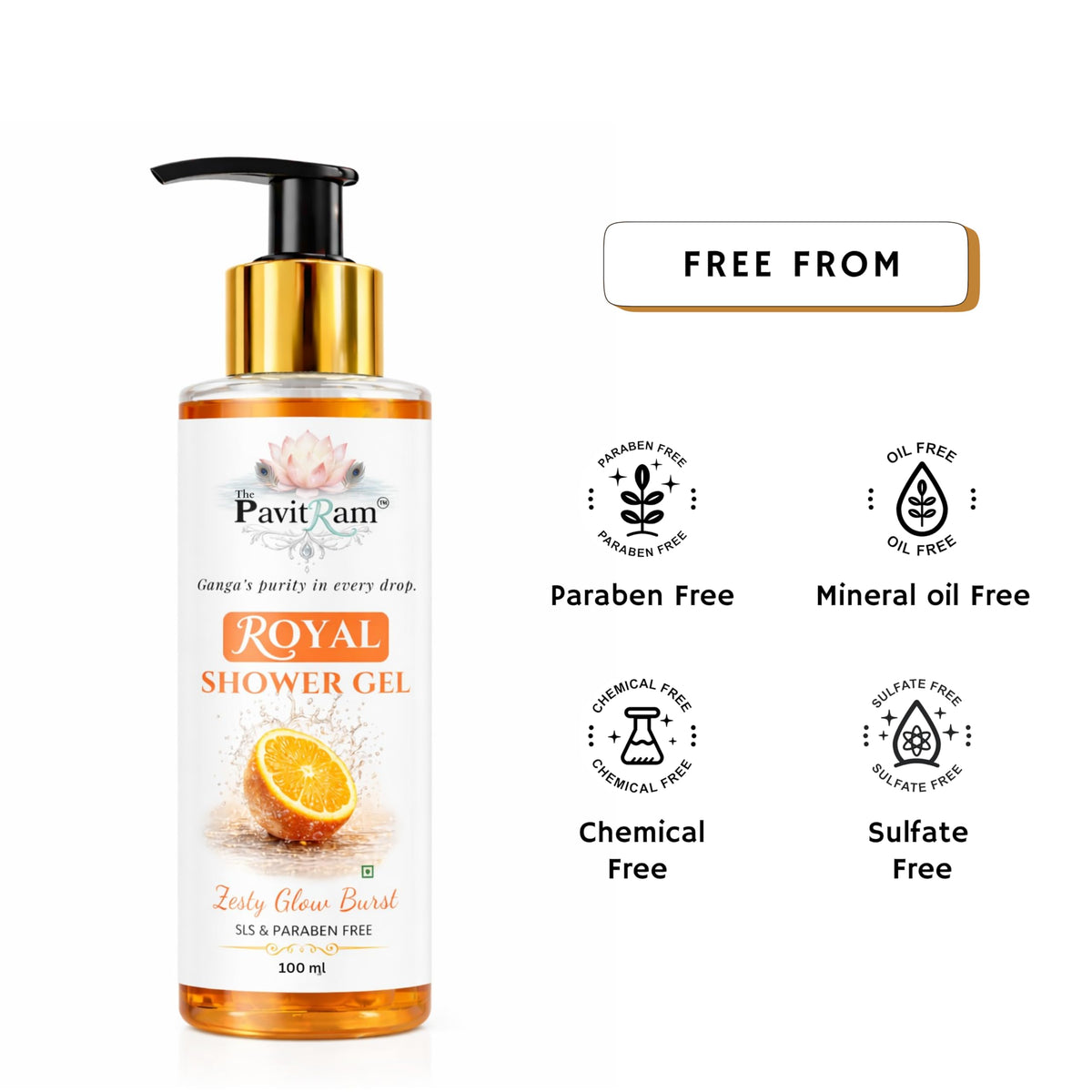 THE PAVITRAM Body Wash |Shower Gel for Men & Women |Long-Lasting Freshness Body Wash