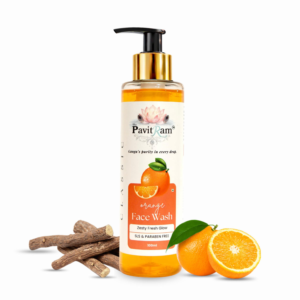 THE PAVITRAM Refresh Face Wash 100ml | Aqua Facial Cleanser | Cool Aqua Revive | Daily Face Wash for Men & Women | Refreshing Skin Care Cleanser